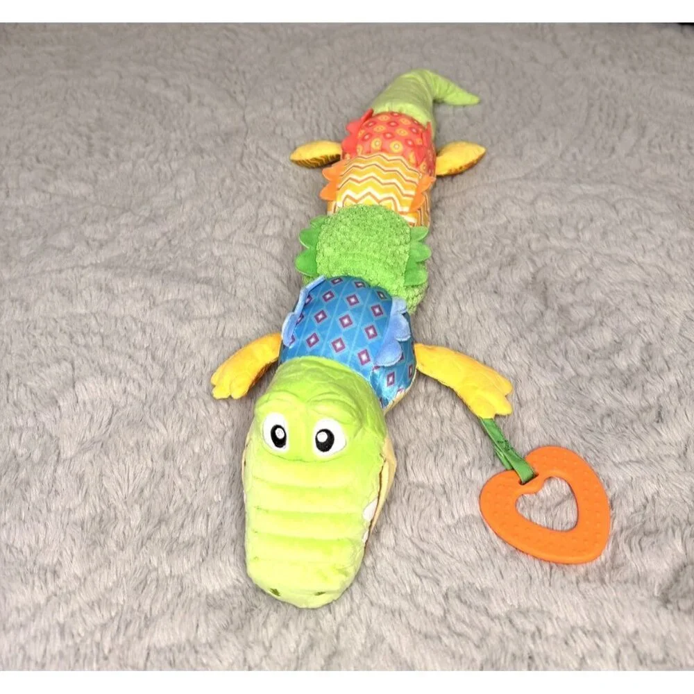 Lamaze Alligator Sensory Crinkle Teether Plush Toy 24